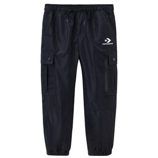 匡威儿童装男女童加绒工装长裤冬季新款儿童加厚运动冬装休闲裤子