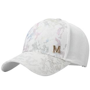 新款帽子女潮夏季时尚百搭网眼棒球帽大头围显脸小春秋遮阳鸭舌帽