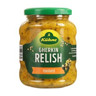 冠利芥末青瓜酱350g 低脂酱料面包三明治汉堡专用芥末酸黄瓜酱蓉