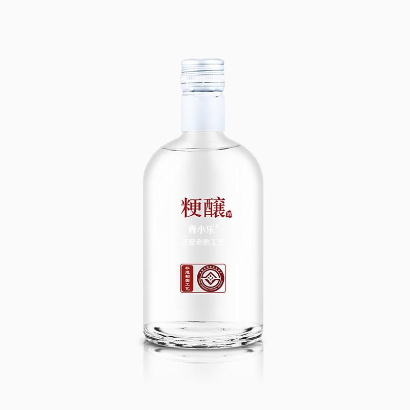 青小乐52度42度粳酿白酒500ml光瓶装浓香型高度粮食酒整箱特价