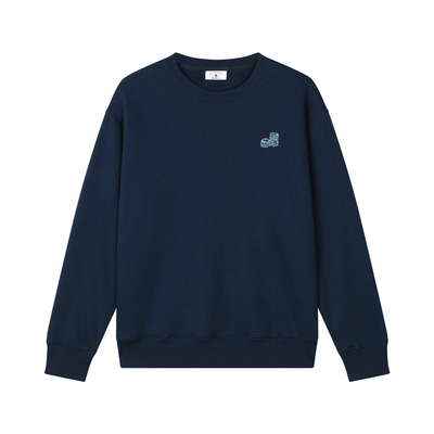 MindError靴痕涂鸦印花圆领卫衣