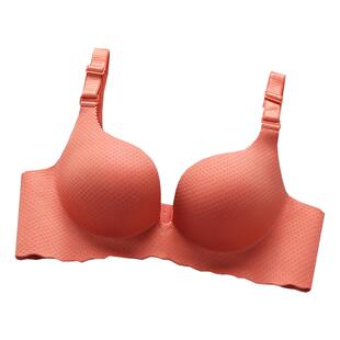 2025正流行小胸聚拢内衣女无痕调整型无钢圈防下垂加厚6CM文胸罩