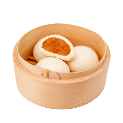 早茶点心加热即食莲蓉包
