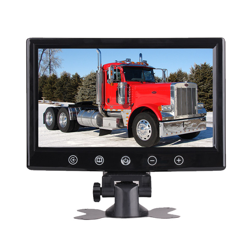 车载显示器汽车视频9寸液晶屏高清货车倒车影像监控车用显示屏24v