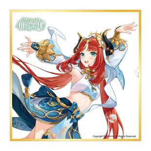 【原神官方】夏日庆典系列妮露柯莱 徽章 挂件 立牌 色纸 Genshin