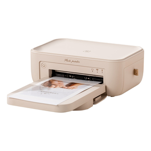 汉印CP4100照片打印机家用小型六寸高分辨率便携式拍立得高清手机蓝牙连接家庭迷你彩色照片冲印机AR视频打印