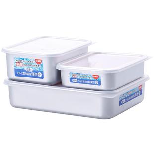 【自营】谷口金属铝饭盒冰箱收纳盒食物急速解冻冷冻盒食材保鲜盒