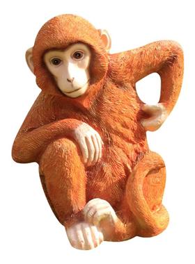 艺家乡玻璃钢雕塑仿真庭院猴子