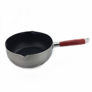 包邮日式不粘雪平锅 熬糖锅 辅食牛轧糖 不粘奶锅 黄油融化锅带嘴