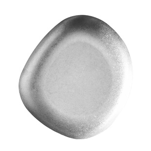 复古不锈钢盘不规则盘创意异形盘子高级感户外碗餐具西餐餐盘菜盘