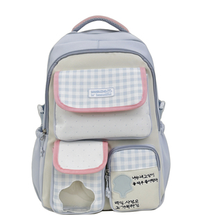 书包女韩版初中生大容量高颜值双肩包小学生校园减负轻便百搭背包