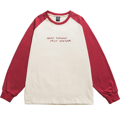 长袖T恤撞色【万有引力博物馆】