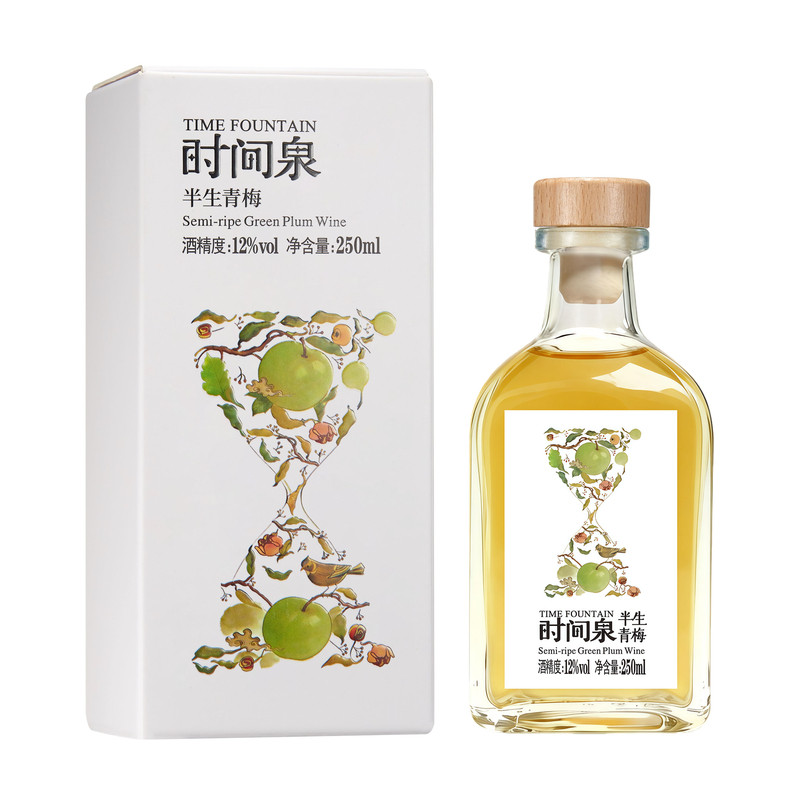 时间泉半生青梅酒佐餐解腻酸甜饮