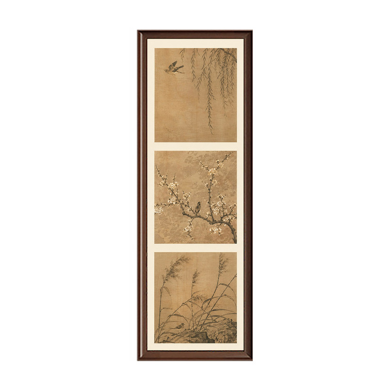 宋氏美学镜子画新中式入户玄关画