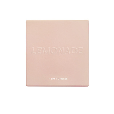 五小盒美瞳混血女10片日抛LEMONADE彩色隐形眼镜盒旗舰店官网正品
