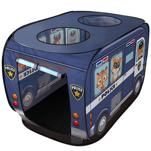 儿童卡通巴士室内帐篷自动弹开天窗帐篷户外野餐玩具互动游戏屋