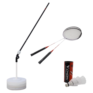 羽毛球单人训练器回弹自打室内儿童一个人单打带线羽毛球练习神器