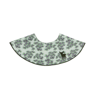 韩国benzdeer 本驰鹿婴幼儿凉感优可丝滚边围嘴男女宝宝口水巾