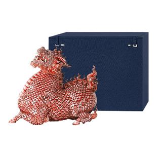 景德镇高端瓷器装饰摆件中式麒麟办公室客厅仿古轻奢工艺品送礼品