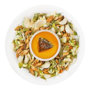 槐花大麦茶茉莉口感香醇袋泡茶小包装独立三角板网红茶正品槐花