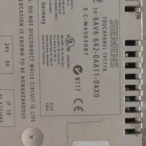 【询价】6AV6 642 -0AA11-0AX0适用