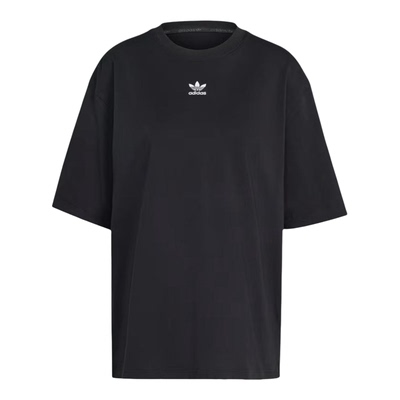 Adidas/阿迪达斯正品三叶草女士宽松休闲经典运动短袖T恤IY7321