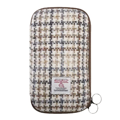 哈里斯粗花呢高颜值烧饼包Harris tweed笔袋多功能便携简约收纳包