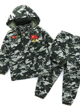 男童迷彩服休闲风特种兵军训服
