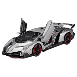 1:24兰博基尼模型毒药合金汽车玩具跑车男孩生日礼物收藏仿真车模