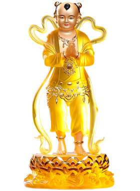 【普陀监制】金童玉女胁侍像