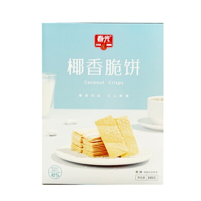 海南特产春光椰香脆饼薄脆饼干