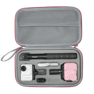 阿迈适配影石insta360 Go Ultra整理保护包机身保护套相机包收纳包盒收纳包防摔抗压钢化膜磁吸快拆挂脖配件