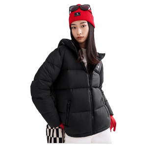 骆驼男女同款 「火山1.0」防泼水面包羽绒服