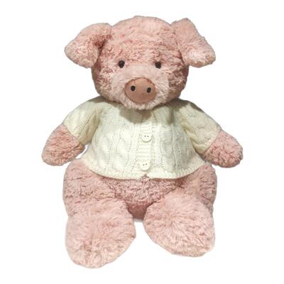 彩菲手作巴塞罗熊衣服巴纳布斯猪新年毛衣玩偶衣服泰迪熊着替娃衣