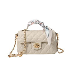 Chio2nd塞纳甜梦菱格链条包