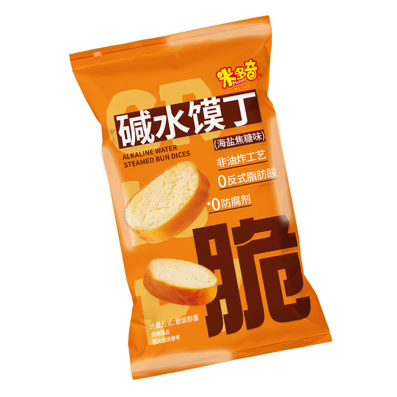 米多奇碱水馍丁面包丁海盐焦糖味