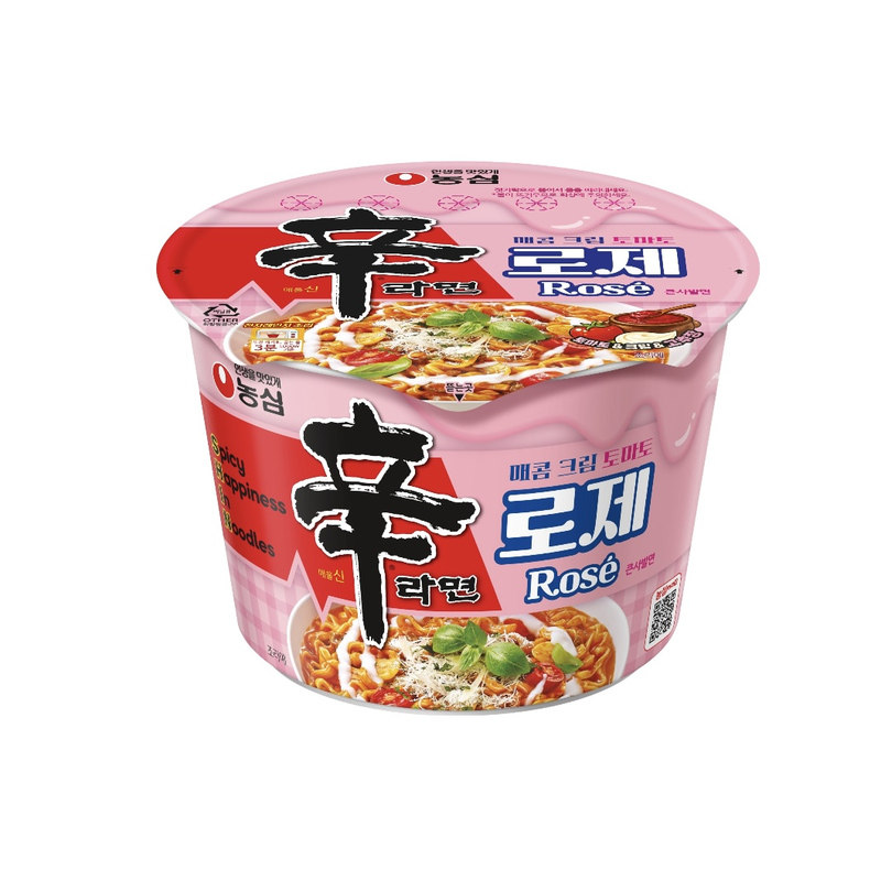 韩国直邮农心番茄奶油拉面桶装