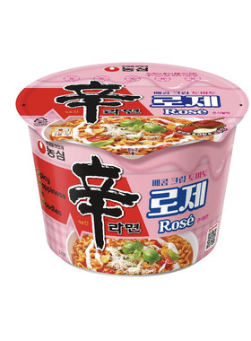 韩国直邮农心番茄奶油拉面桶装