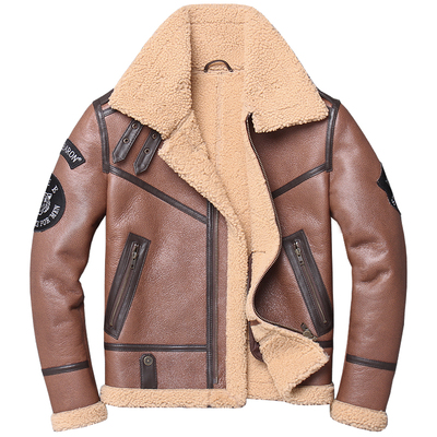 VIIBOY欧美工厂店真皮休闲翻领