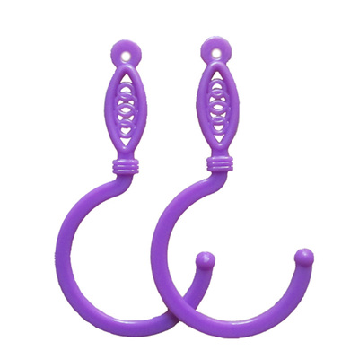 蚊帐勾宫廷三开门挂钩一对塑料