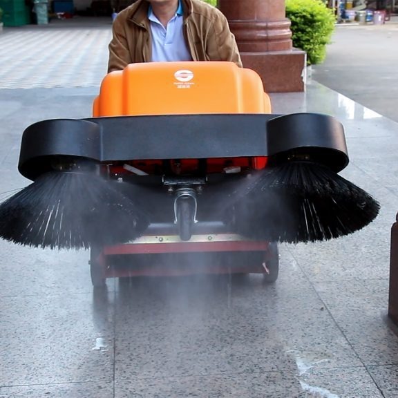手推式电动吸尘扫地机工业工厂车间厂房仓库物业AS690扫地清扫车