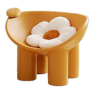 环保兴趣班等候区家长休息椅读书角阅读区凳子大象腿椅子培训机构