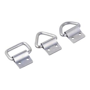 不锈钢D型拉环半圆拉扣箱包背带扣三角方形卡扣吊环D固定挂钩配件