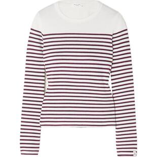 【38开门红】Rag＆Bone秋冬女经典修身内搭条纹针织毛衣