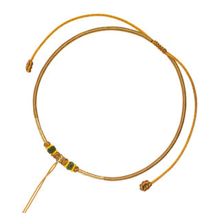 花素成人宝宝金锁编绳满月百日周岁金吊坠挂绳手工红绳婴儿项链绳