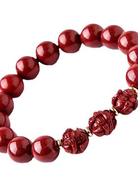 生肖三合手串收藏级真紫金砂正品