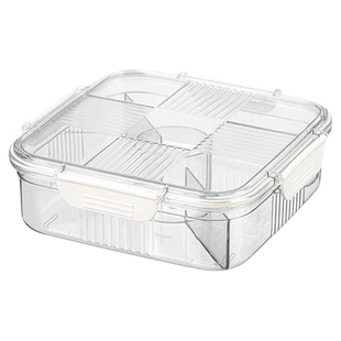 干果盘高级感档次客厅茶几糖果盒家用桌面摆放零食瓜子分格收纳盒