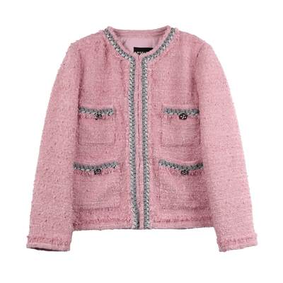 NEELLY/纳俪绵羊毛小香风外套