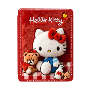 适用ipad11凯蒂猫保护套ipadpro毛绒平板壳ipadair7带笔槽ipadmini6三丽鸥ipad10第9代2021年8旋转壳mini5代4