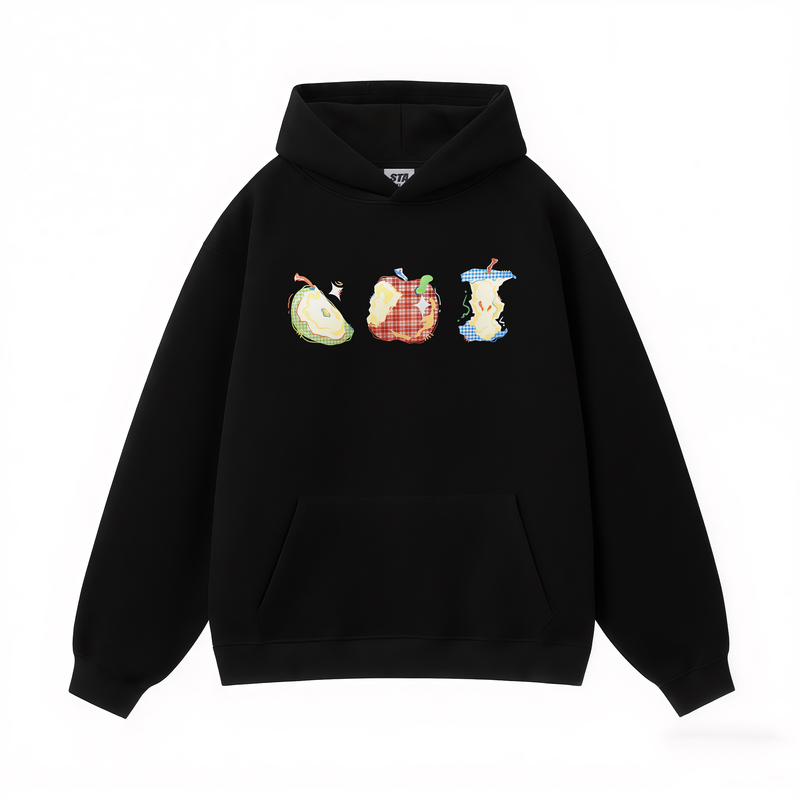 STA旗舰店美式潮牌小众设计感连帽卫衣男女秋冬重磅纯棉情侣外套